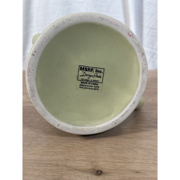 MSRF, Inc Ceramic Coffee Pot Tea Pot Green Lidded Pottery - Picture 5 of 8